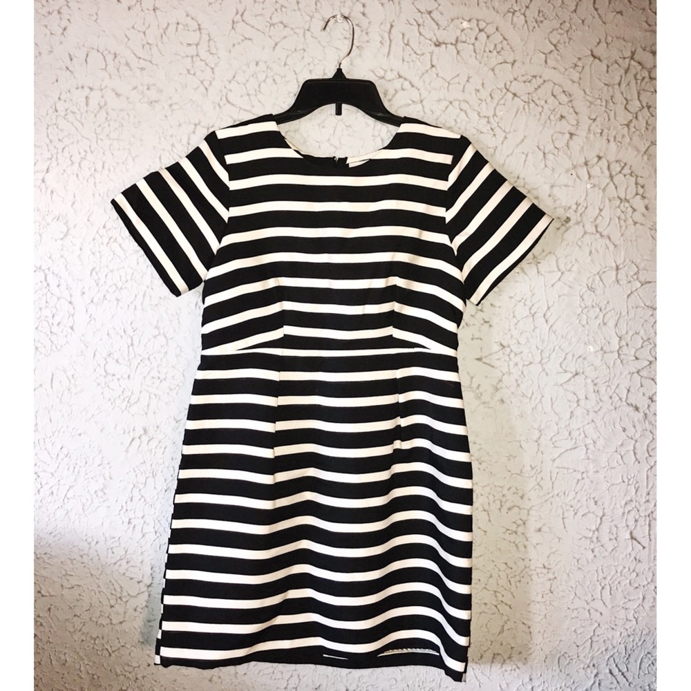 Striped Modern Classic Empire Dress